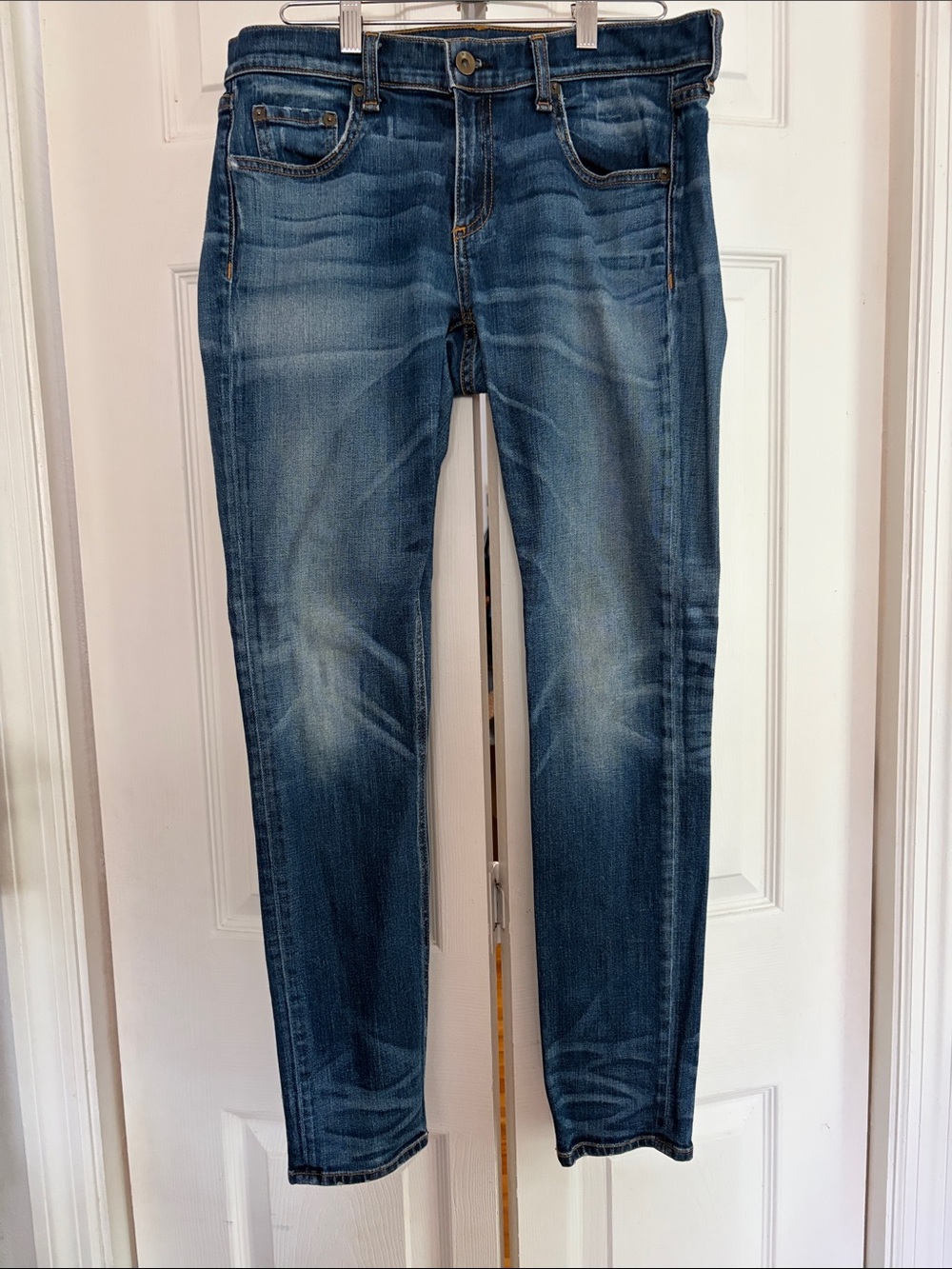rag & bone Faded Blue Skinny Jeans